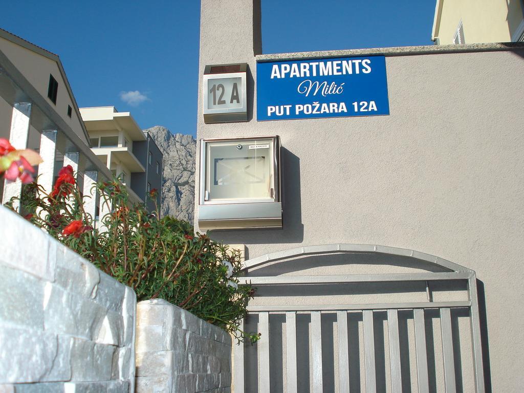 Milic Apartments Makarska Eksteriør billede